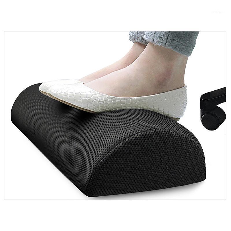 

2018 Ergonomic Feet Cushion Support Foot Rest Under Desk Feet Stool Foam Pillow For Home Computer Work Chair Travel Carpet1, As pic