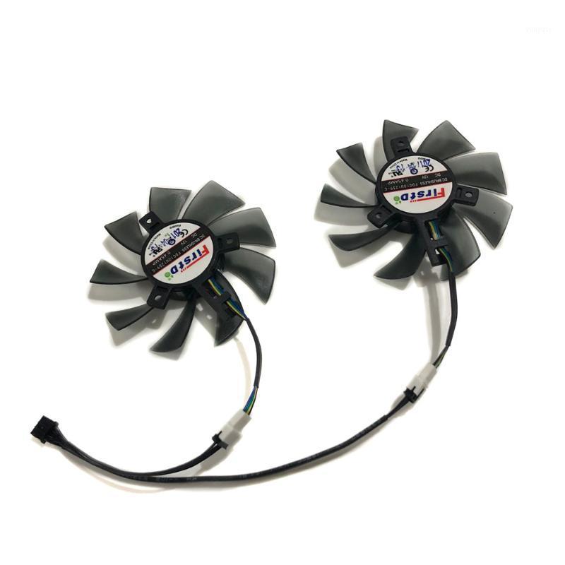 

2pcs/set FDC10U12S9-C RX 570 GPU VGA Cooler Fans As Replacement For HIS RX 570 IceQ X/TURBO RX480 Video Graphics Card Cooling1