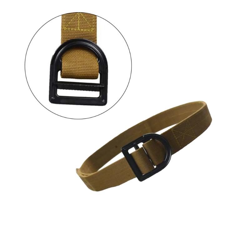 

1pc Men's Outdoor Belt Utility Buckle Belt Durable Nylon Casual (Green, Khaki