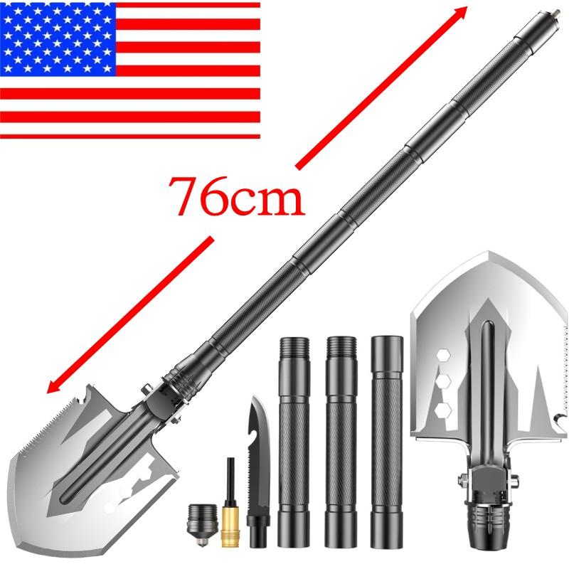 

Tactical Multifunction Shovel Outdoor Nuggets Tools Camping Survival Folding Spade Tool Car Equipment Snow Shovel