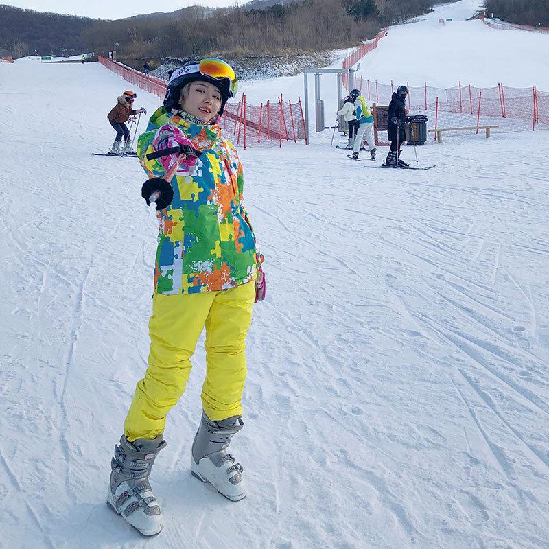

Couple style special ski suits, warm, waterproof and windproof, Picture product