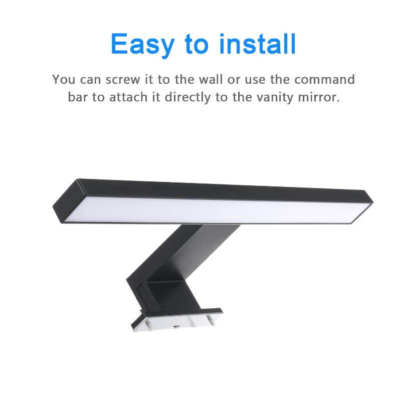 

LED Lights Bathroom Cabinet Make-up Mirror Light Vanity Light Wall Lamps IP44 Neutral White Wall Lamp