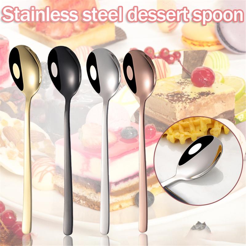 

Rice Spoons with Long Handle Stainless Steel 8PCS for Cocktail Stirring Coffee Spoon Ice Cream Spoon Kitchen Accessories