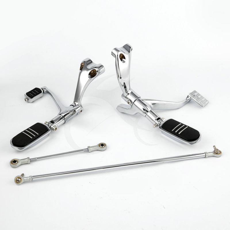 

Motorcycle Forward Controls W/ Pegs Linkage For 883 1200 Forty-Eight Nightster XL Custom 04-13 Roadster 04-081