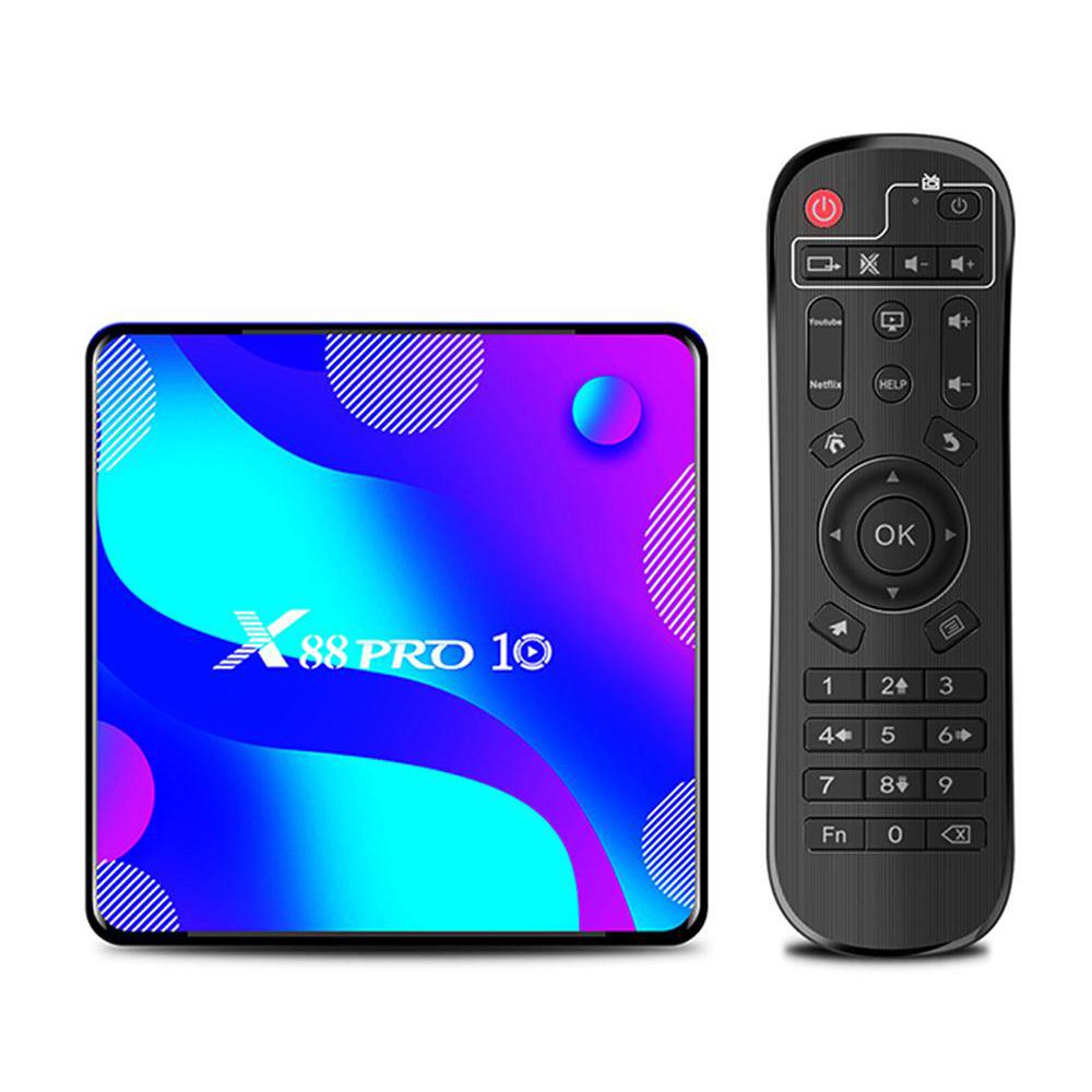 

X88 PRO 10 Android 10.0 TV Box RK3318 2GB 16GB 32GB 2.4G/5G wifi Bluetooth Smart TV VS H96 TX3 MINI