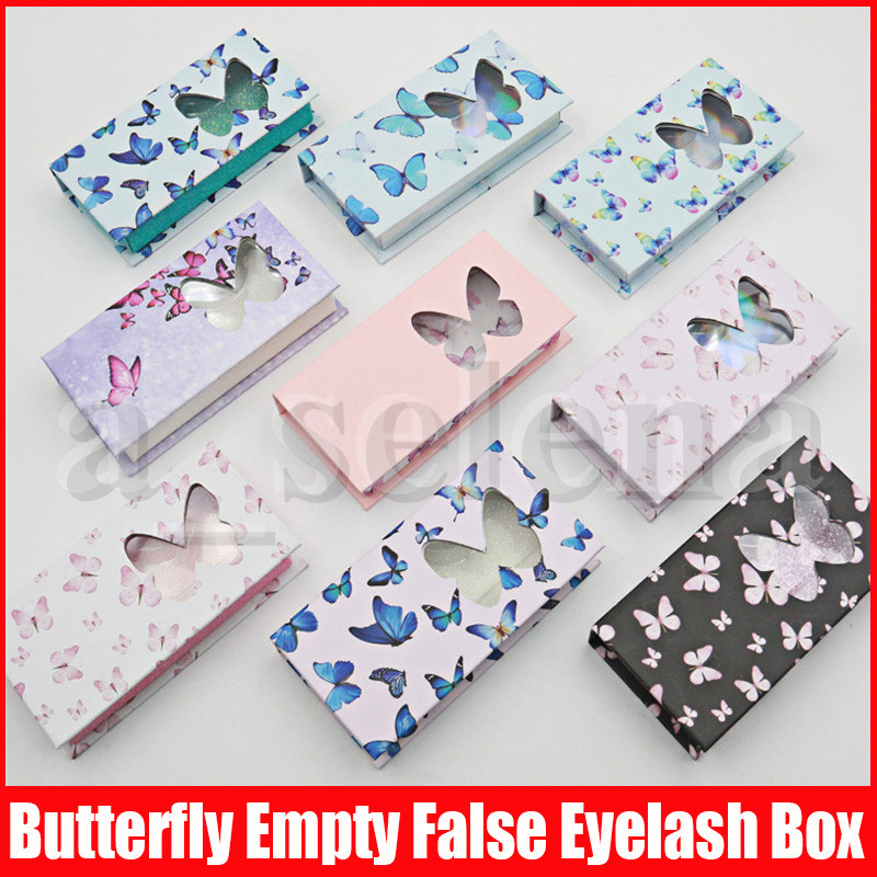 

Butterfly Mink Eyelash Box False Eyelashes Packaging Mink Eyelashes Box Empty Lash Case Eyelash Empty Box Gift Case