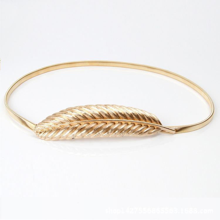 

Women Punk Full Metal Mirror skinny Waist Belt 2020 Metallic Gold Plate 3cm Wide Chains Lady ceinture sashes for dresses RT261, Silver