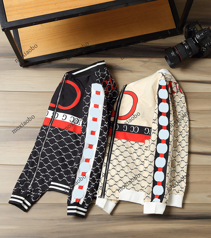 

Fashion Mens Designers Jacket Windbreaker Long Sleeve Men Jackets Hoodie Clothing Zipper with Animal Letter Pattern Plus Size Clothes -3XL D12, Free shipping
