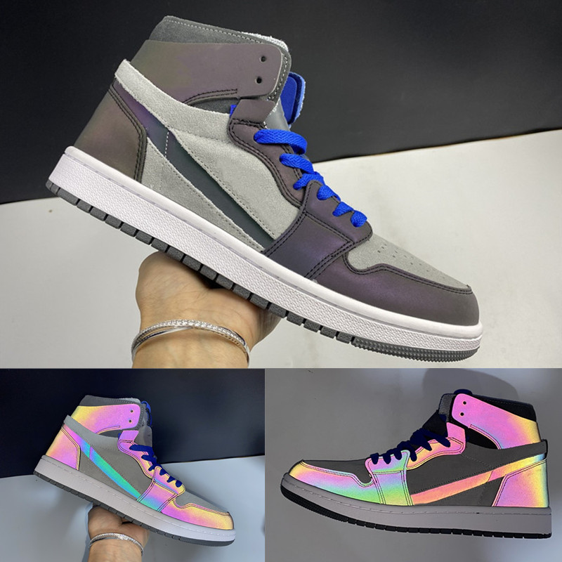 

1s Z00M CMFT E-Sport Men's Basketball Shoes League of Legends Grey White Sneakers Athletic Youth Junior Women Trainers Size 36-46