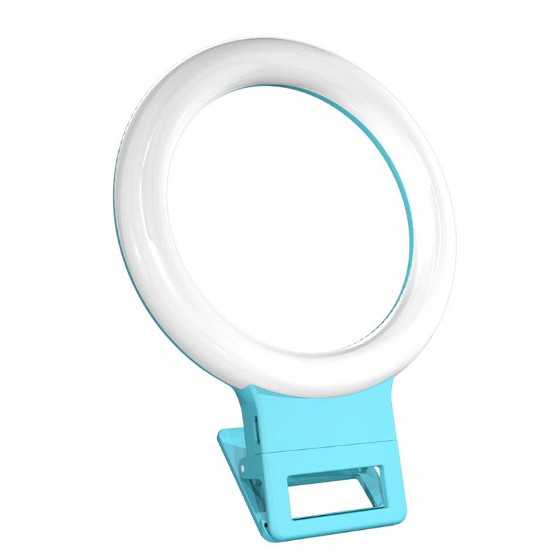 

LED Portable Photography Fill Lights with Clips Selfie Ring Light Supplementary Lighting Flash Light