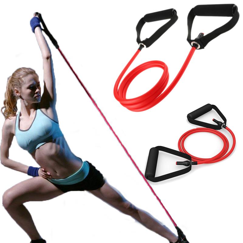 

120cm Pull Rope Elastic Resistance Bands 5 Level Fitness Gum Rope Rubber Bands for Home Gym Yoga Pilates Expander Exercise