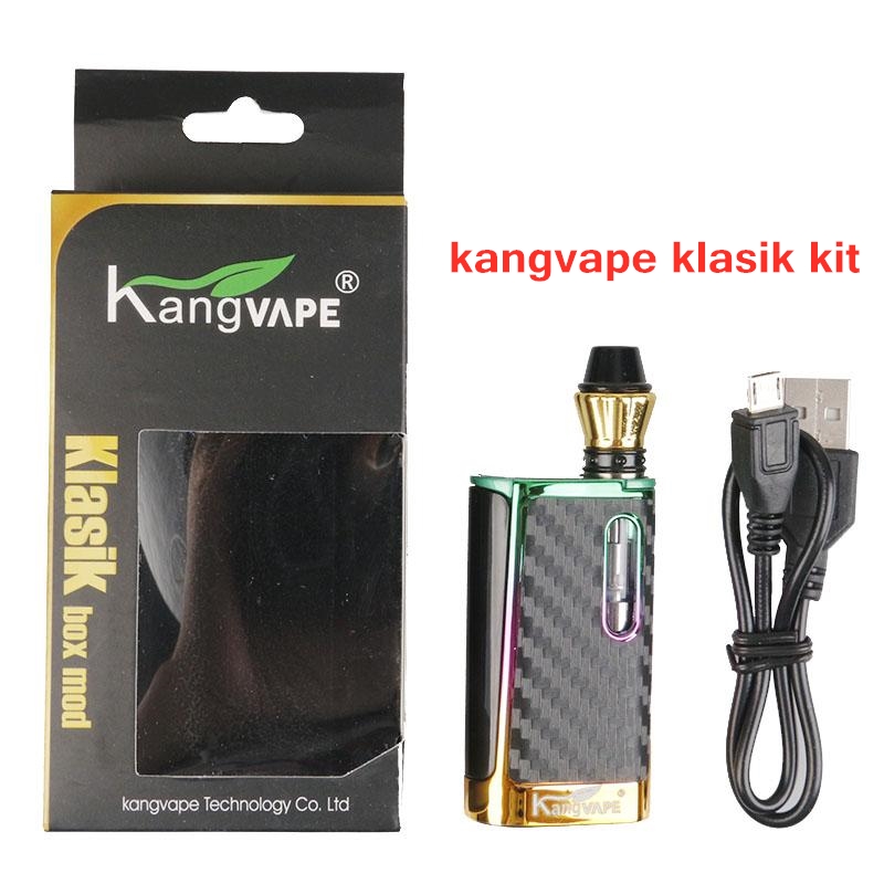 

Genuine Kangvape Klasik Box Mod Kit 650mah Klasik Battery Ceramic Coil K3 Cartridge 0.5ml Thick Oil Vape Cartridges 100% Original