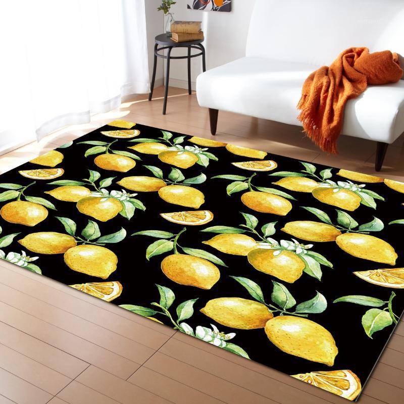 

Watercolor Fruit Carpet Bedroom Room Bedside Blanket Rug for Living Room Cloakroom Carpet Bedroom Decor1, As pic