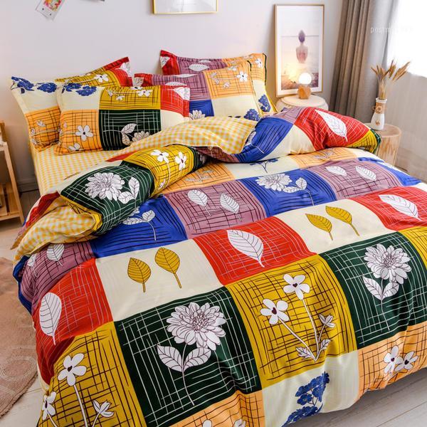 

3/4 Pcs Bedding Set King Creative Artistic Duvet Cover Queen Size Full  Single Bed Sheet Pillowcase Comforter/Blanket Cover1, 050