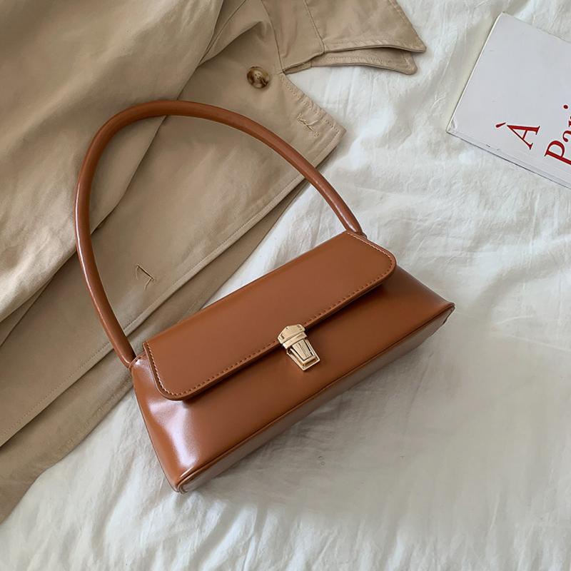 

2021 Luxury Handbags Women Bags Designer Fashion Handbag Wild Shoulder Bag Niche Bag Foreign Underarm, Black