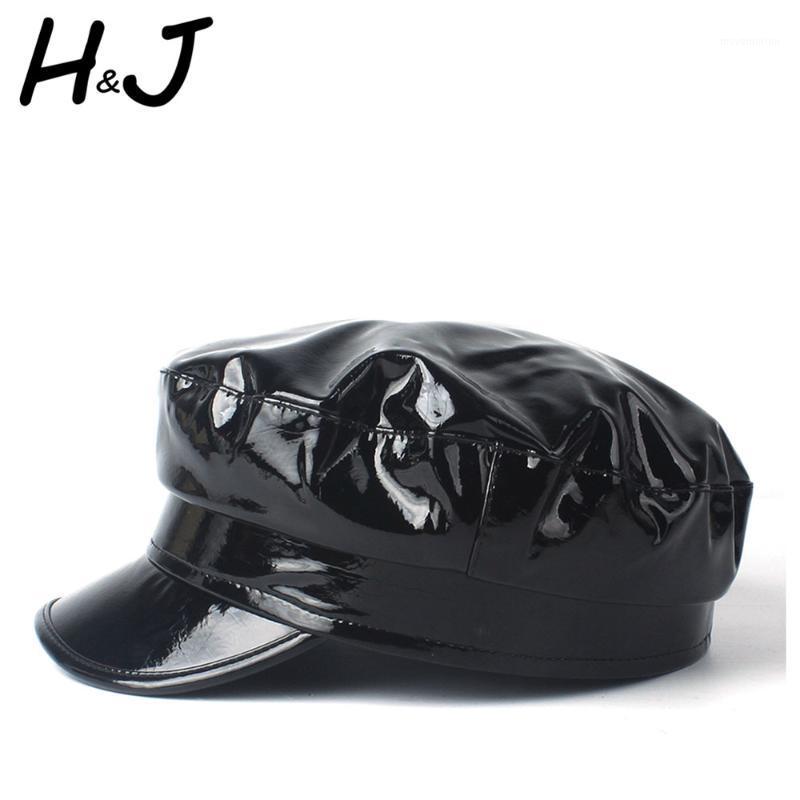 

Unisex Men Women Real Leather Beret Hat Flat Top Hat Outdoor Newsboy Travel Casual Beret Baseball Size 56-58CM1, Black