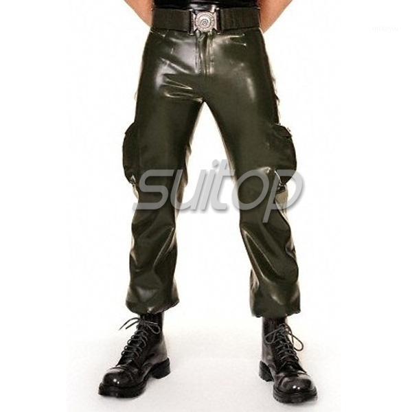 

Men's Pants Latex Uniform Wear Pants1, Purple