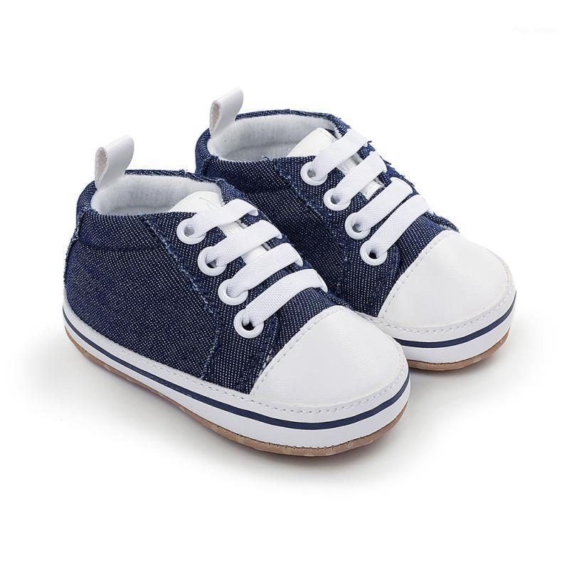 

Baby Shoes Boy Girl Sneaker Cotton Soft Anti-Slip Sole Newborn Infant First Walkers Toddler Baby Casual Canvas Crib Shoes -18M1, Ql