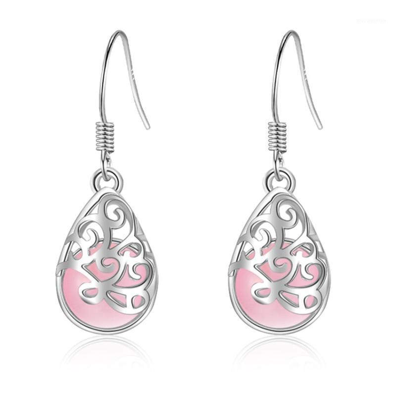 

NEHZY 925 sterling silver new woman Moonlight Cat's Eye Love Pleasure Pool Earrings Fashion Fashion Jewelry Long High-grade1