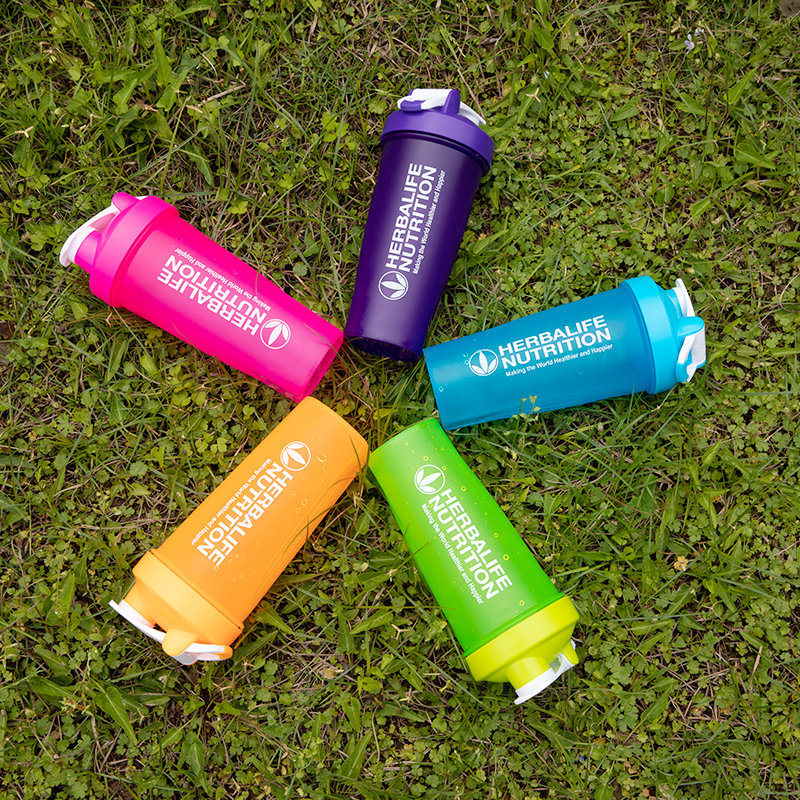 

700ML Herbalife Nutrition Protein Powder Shaker Stir Water Bottle Sports Bottles Flask Drinkware Drink Cup Kettle BPA FREE, Purple