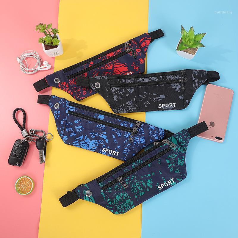 

BISI GORO Large-capacity outdoor cycling sports waistband Hip Bum Waist Bag Belt For Women 2020 Money purse Motion Fannypack1, Sky blue