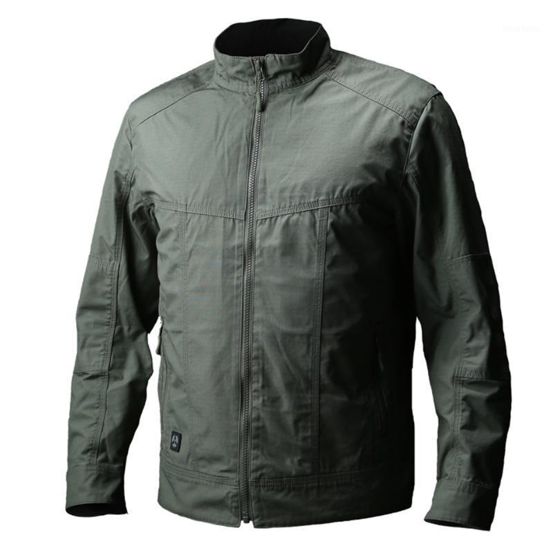 

Outdoor Army Tactical Field Jackets Men Autumn Waterproof Windbreaker Pilot Jacket Hiking Camping Combat Coat Clothes1, Black