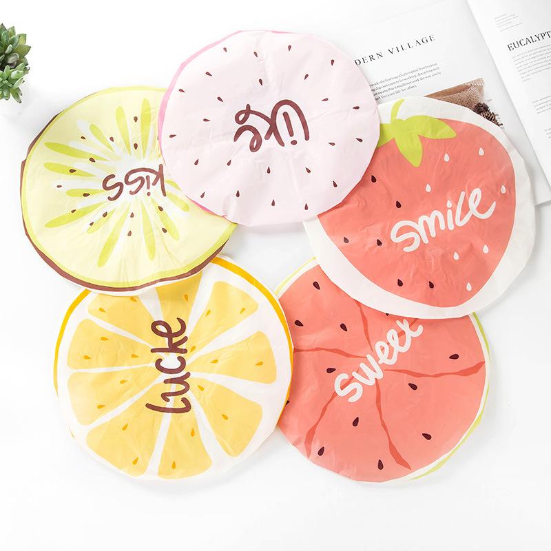 

Cute Cute Fruit Shower Cap Wholesale Waterproof Shower Cap Shampoo Anti Lampblack