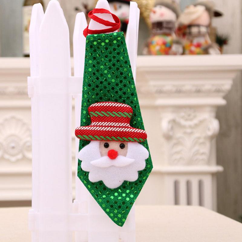 

cute cartoon Sequins Ties Men and women Christmas tie Christmas decorations Adult children small gifts