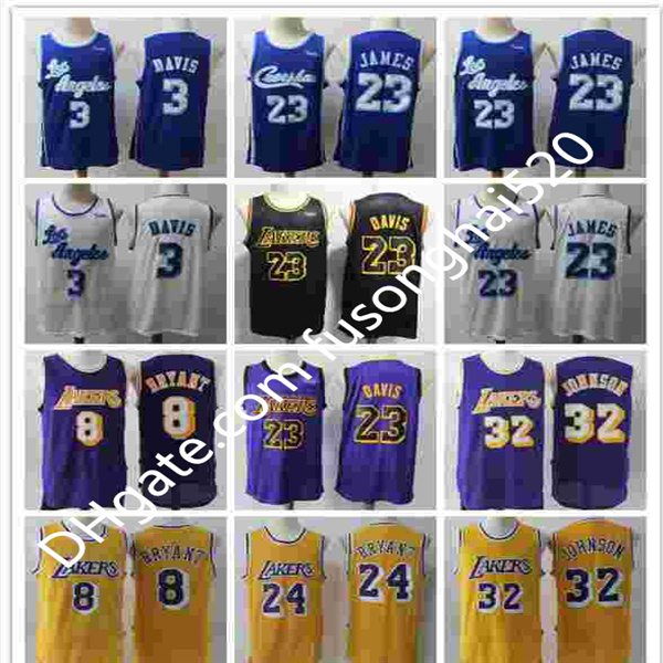 

NCAA Cheap Men Black James LeBron Basketball Jerseys Anthony Bryant Davis Black Mamba Iconic Shirts Kyle Johnson Kuzma Basketball Jersey, Black;red