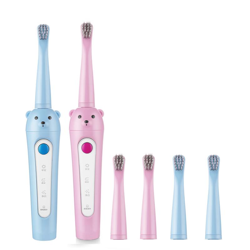 

Cartoon Pattern Children Electric Toothbrush Double-sided Tooth Brush Heads Electric Teeth Brush Or Replacement Heads Kids