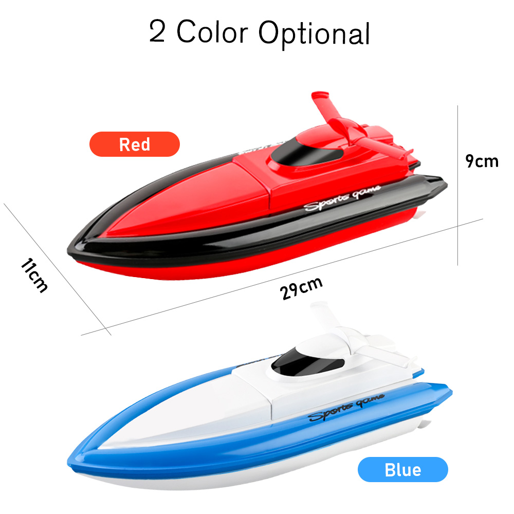 

800 Remote Control Boats 2.4G 20km/h High Speed High Quality RC Boat RC Toy Gift for Kids Adults Boys Girls with Bag 3 Battery, Blue