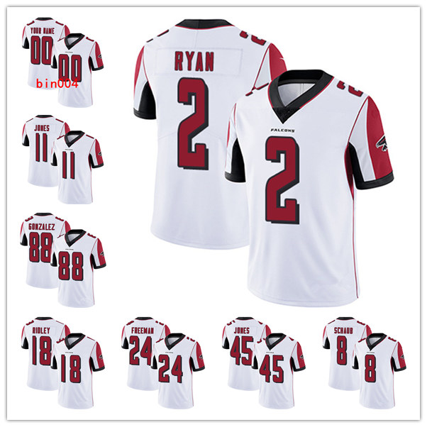 

Atlanta's MEN WOMEN YOUTH Falcons's Julio Jones Matt Ryan Deion Sanders Limited Road Jersey Football White Vapor Untouchable