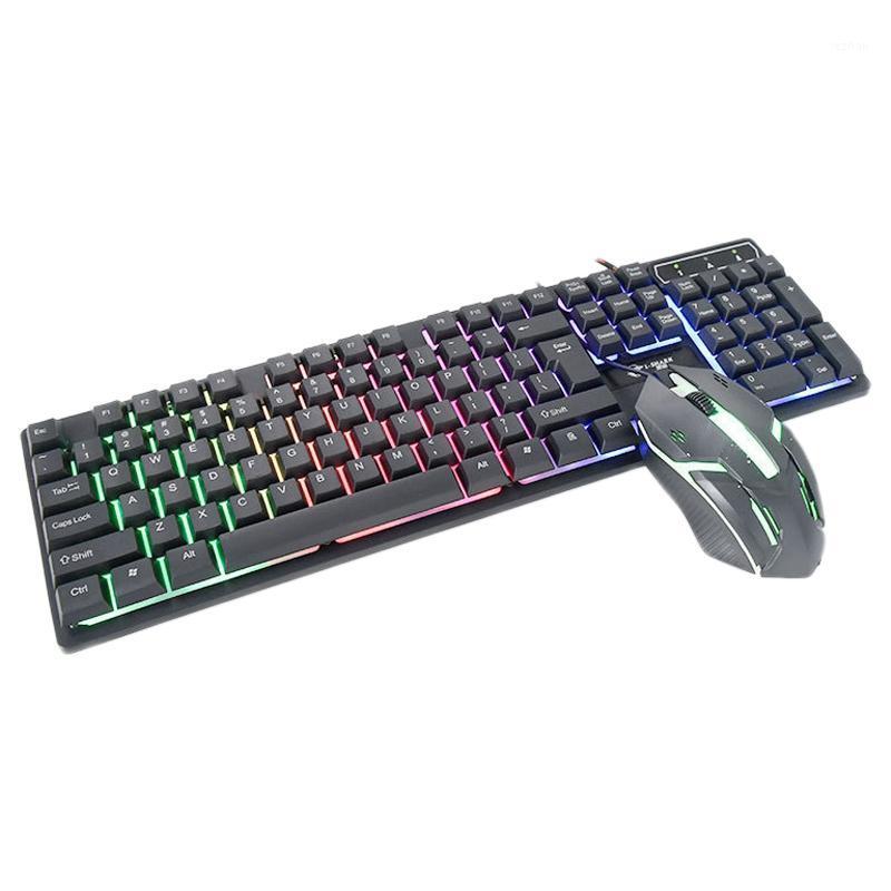 

Cmk188 Wired USB Backlit Gaming Manipulator Gaming Keyboard and Mouse Set, Suitable for Home, Gaming, Office1