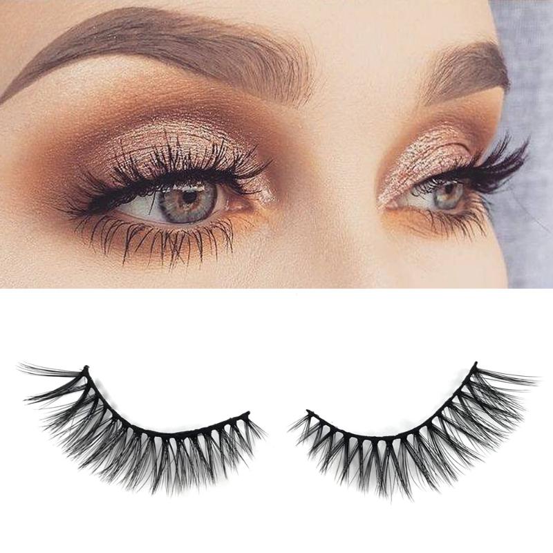 

3 Pairs Magnetic Mink Eyelashes 3D Magnet False Eyelash Extension Natural Brown Fake Eye Lashes Building magnetique
