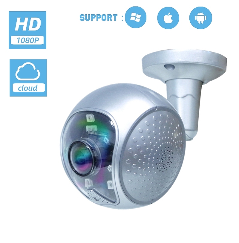 

Dome Wireless Ip Camera Outdoor 1080P Home Surveillance Cameras Kamera Wifi CCTV Camara De Seguridad Wifi Exterior P50113
