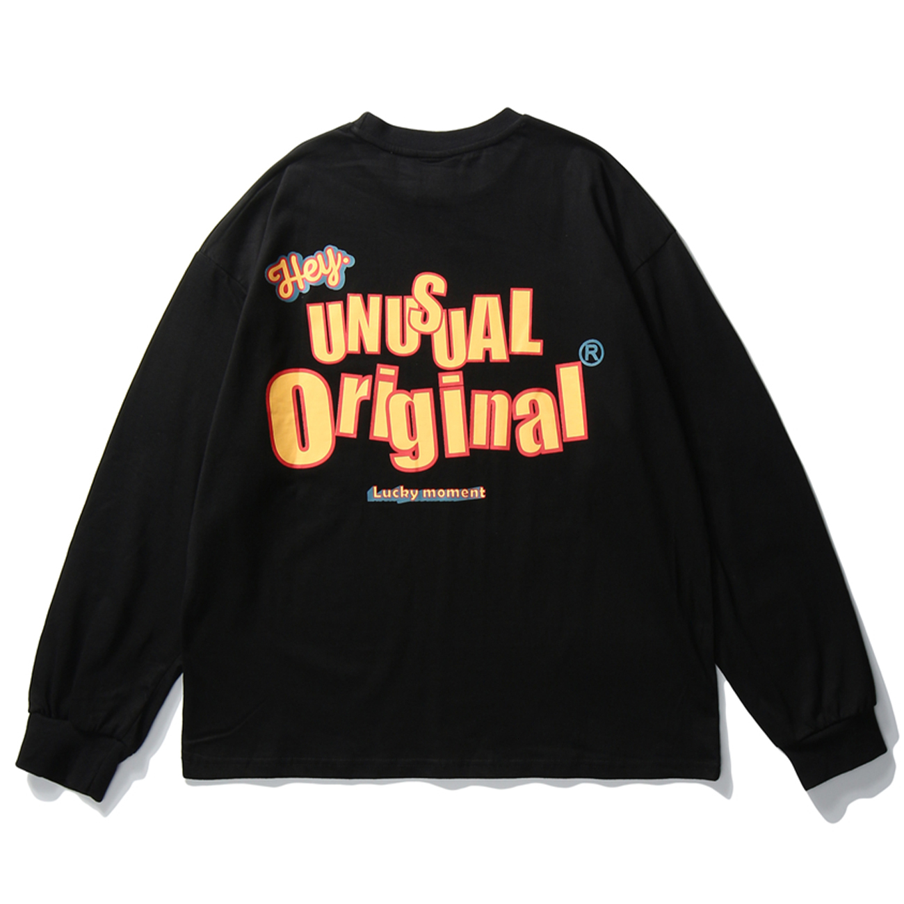 

2021 New Aelfric Eden Cartoon Dinosaur Print t Shirt Men Autumn Hip Hop Loose Tshirt Long Sleeve Harajuku T-shirt Casual Tees Shirts 47lz, Black