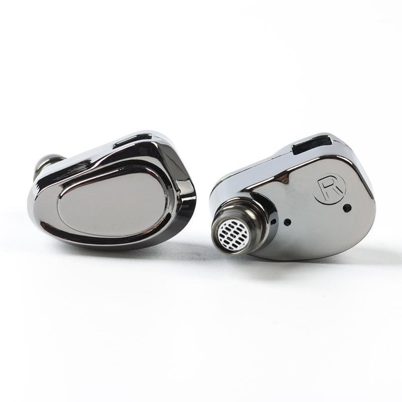 

KB EAR KB04 1BA+1DD Hybrid Driver HIFI Earphone Dj Running Earbud with 2 Pin Connector Replaceable Wire Earphone1, Black