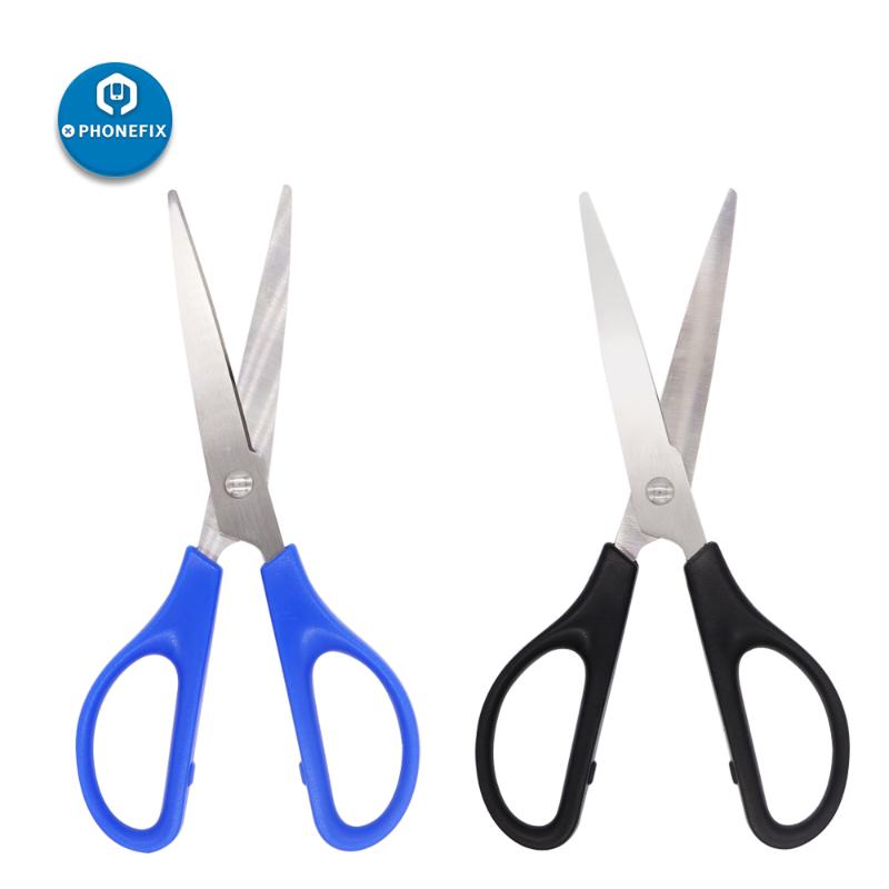 

PHONEFIX Durable Household Scissors Office Paper-cut Kitchen Stainless Steel Scissors Sharp Shears Students DIY Tool