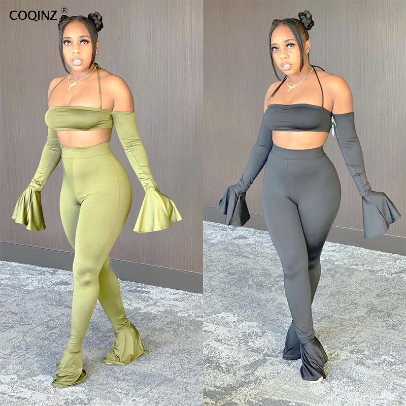

Two Piece Sexy Club Outfits for Women Tracksuit 2 Piece Sets Womens Sweat Suits Matching Sets Fashion Designer Clothes N20597S, Green