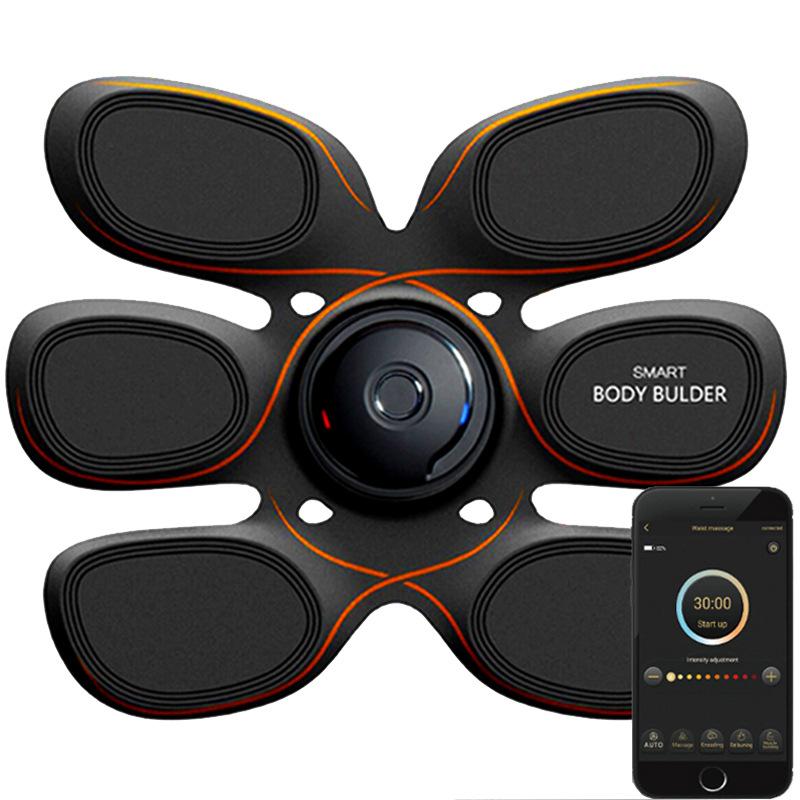 

Newest Mobile Phone Application Control EMS Smart Fitness Abdominal Muscle Stimulator Electric Home Gym Office Fitness Equipment