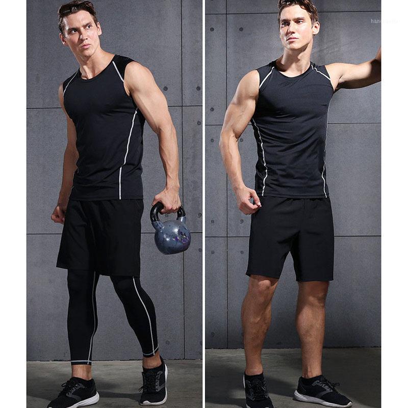 

Bodybuilding Tank Tops Men Gym Workout Fitness sleeveless shirt Male Summer Undershirt Casual Singlet Vest shorts Clothes1
