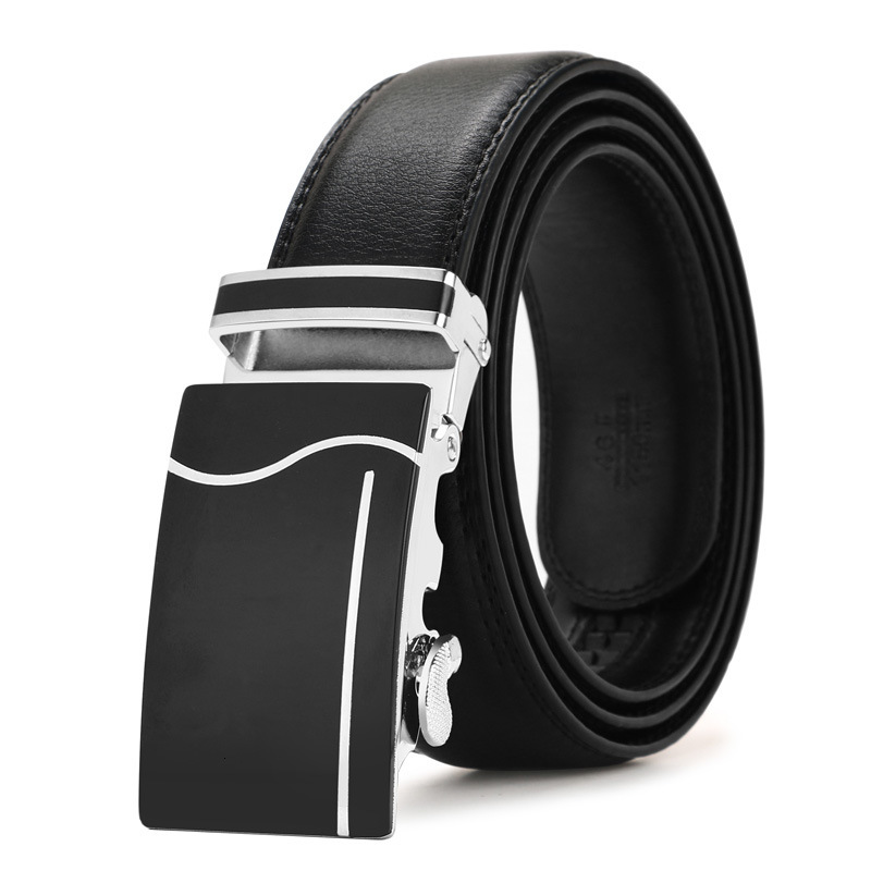 

Auto Men's Korean Leather Button Business Leisure Belt
