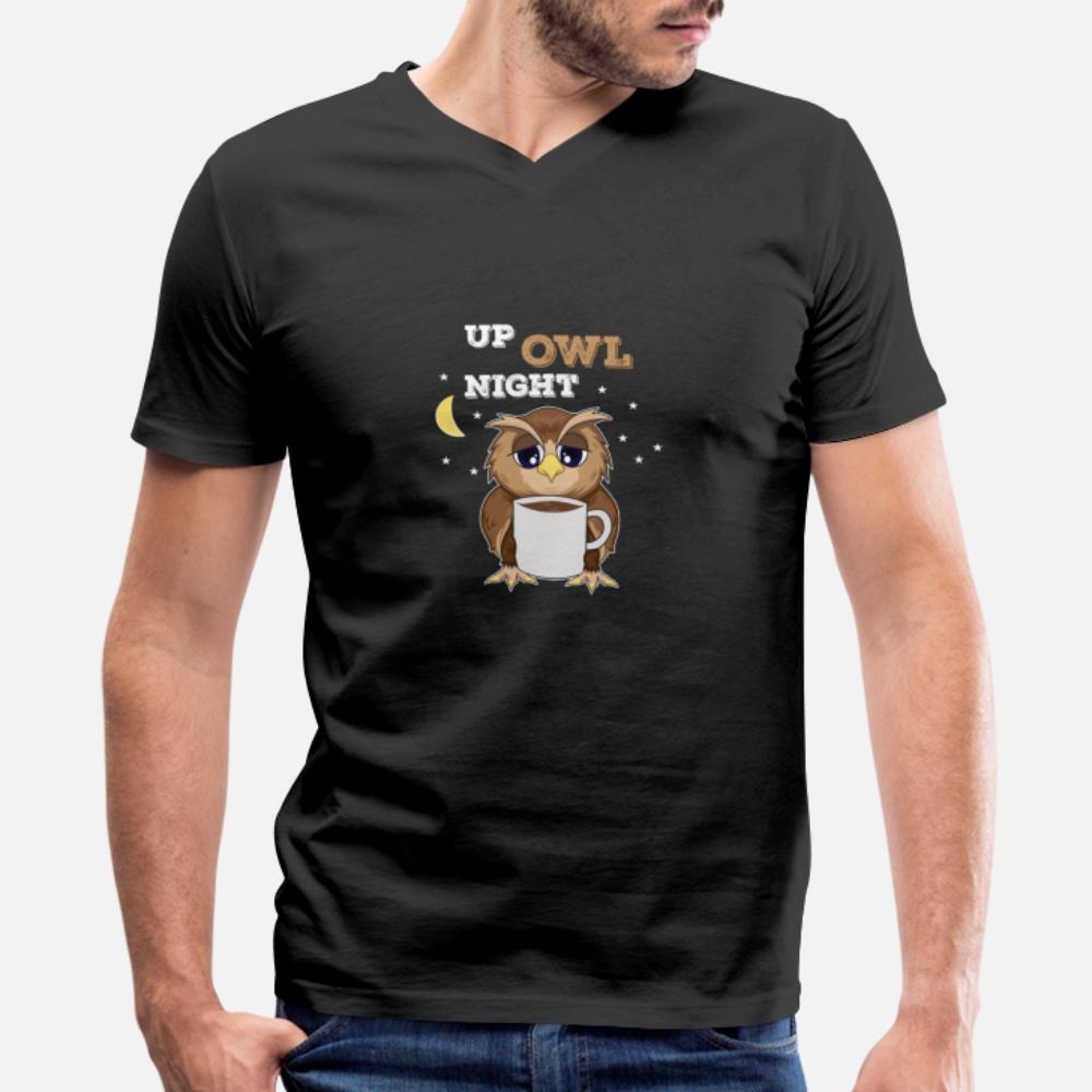

Coffee Owl - Up Owl Night - Coffee Addict T Shirt Funky Retro Slim Fit Tracksuit Hoodie Sweatshirt, Hoodie black