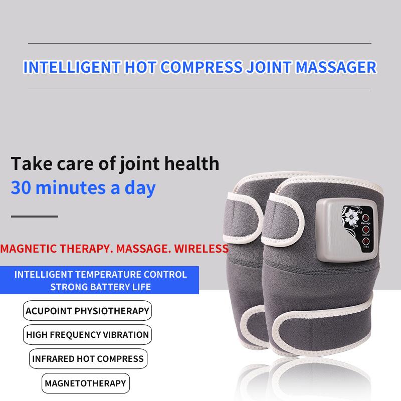

Electric Heating Joint Physiotherapy Massager Knee Care Vibration Fast Effect Electric Heating Massager Pain Relief Health Care
