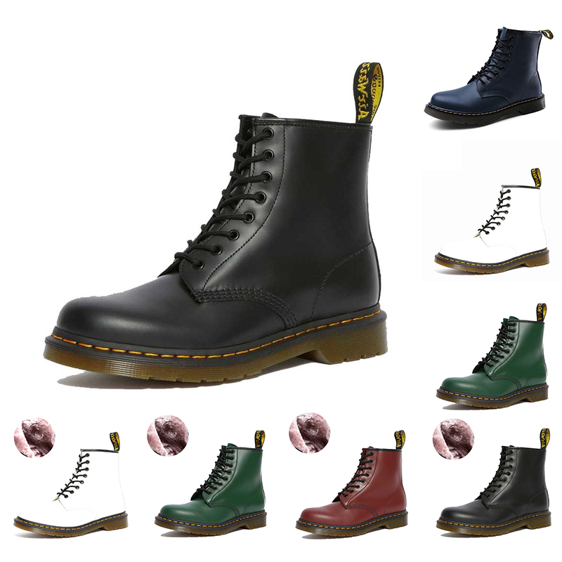 red doc marten sandals