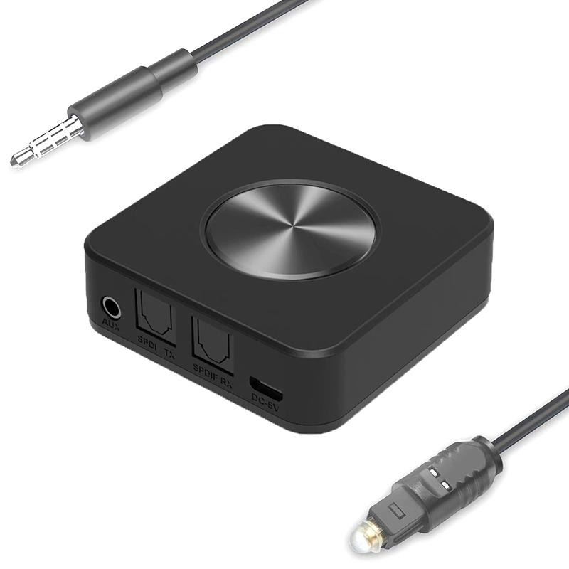 

Wireless Bluetooth 5.0 Transmitter ReceiverCSR8675 Aptx HD Low Latency Adapter Optical SPDIF Aux 3.5mm AudioTV Speaker