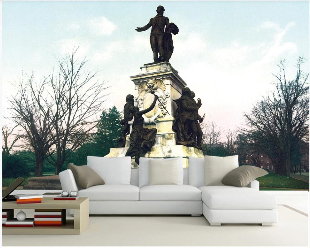 

3d wallpaper custom photo mural European architecture foreign statues background home decor 3d wall murals wallpaper in the living room, Non-woven wallpaper