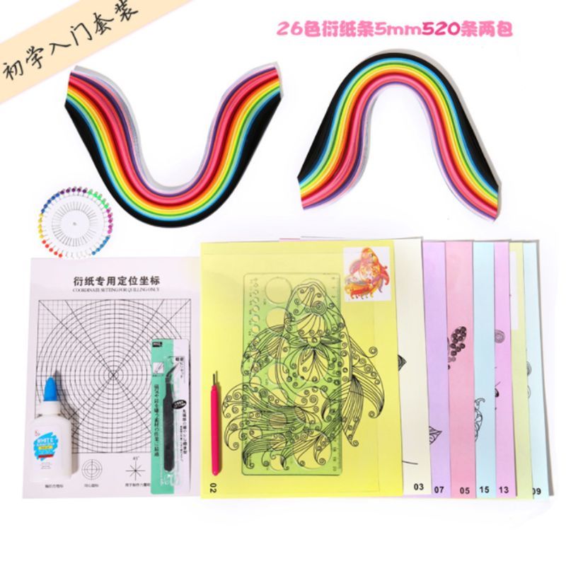 

Paper Quilling DIY Craft Tool Handmade Tweezer Crimping Template Board Mould Kit Q1114