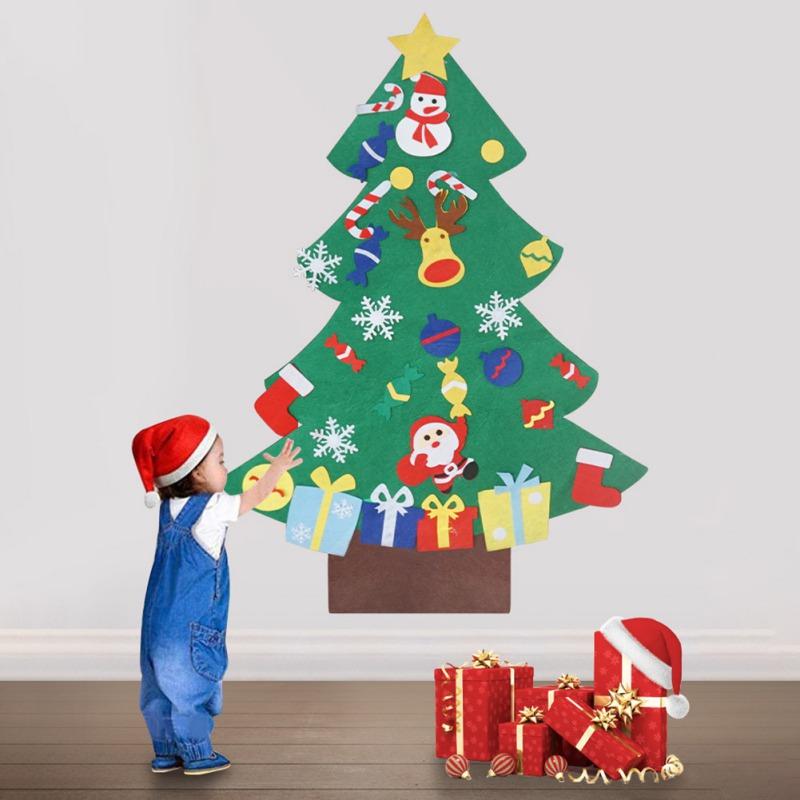 

DIY Christmas Tree Christmas Decor for Home 2021 New Year Gifts for Kids Ornaments Xmas Santa Claus new year tree