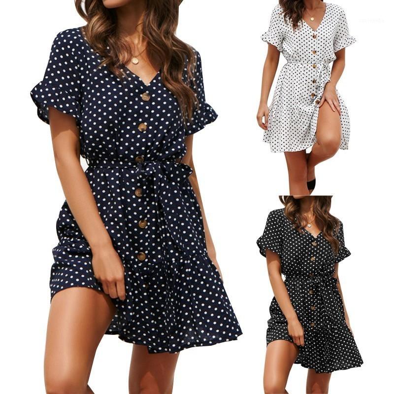 

Chiffon Dot Maternity Dress Summer Wear 2020 New Fashion Bohemia Premama Dresses For Pregnant Women Pregnancy Clothing1, Black